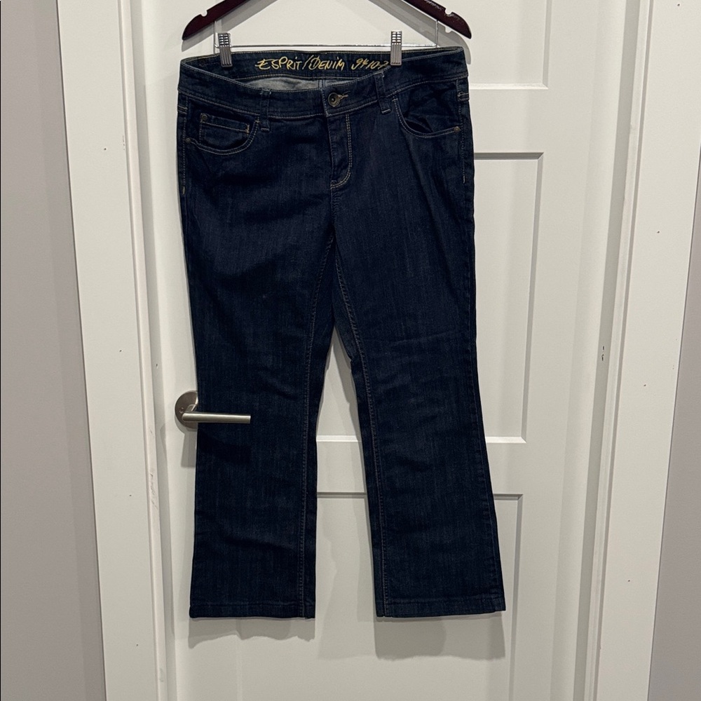 Esprit Women's Dark Blue Straight Leg Jeans